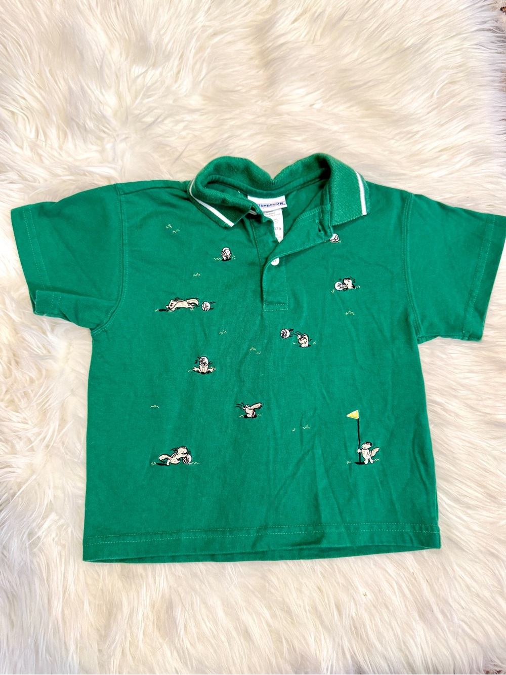 Vintage Buster Brown Golf Polo Shirt 3T